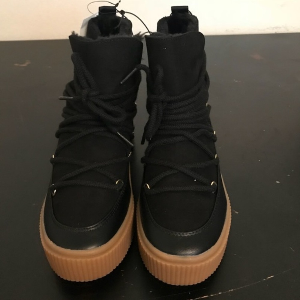 COPY - H&M faux suede Fleece lined boots